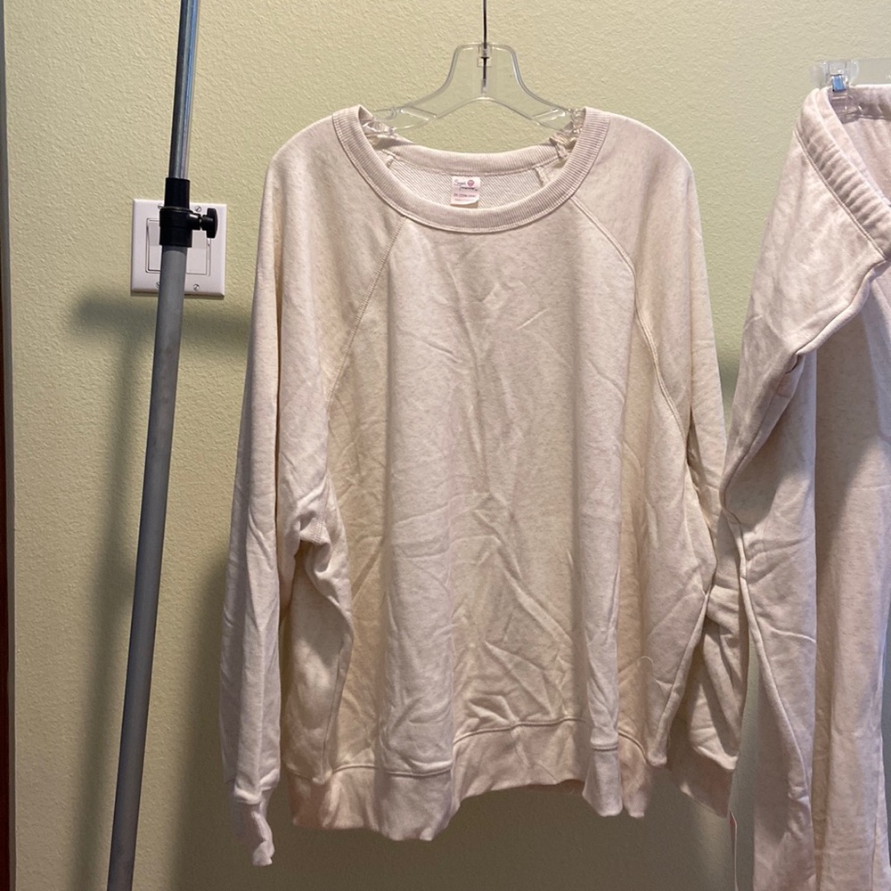 Secret Treasure cream colored lounge set